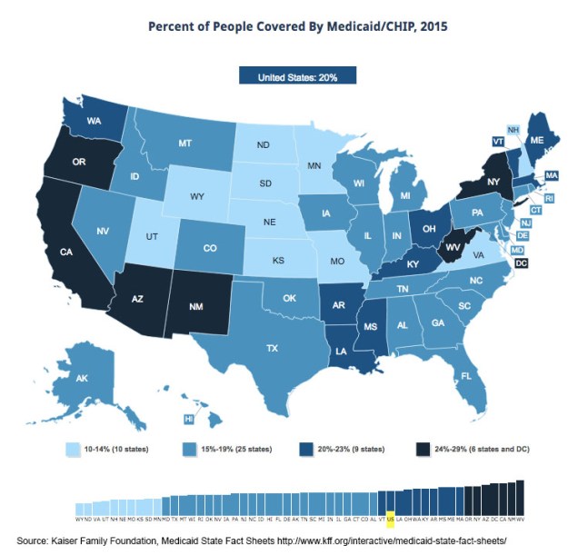 KFF Medicaid Map